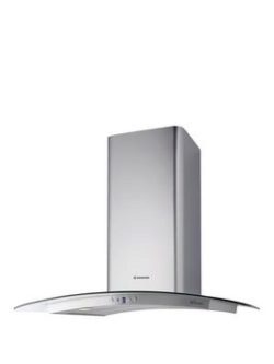 Hoover Hhv97Slx Wizard Wifi Built-In 90Cm Chimney Cooker Hood - Stainless Steel